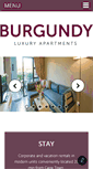 Mobile Screenshot of burgundyluxuryapartments.co.za